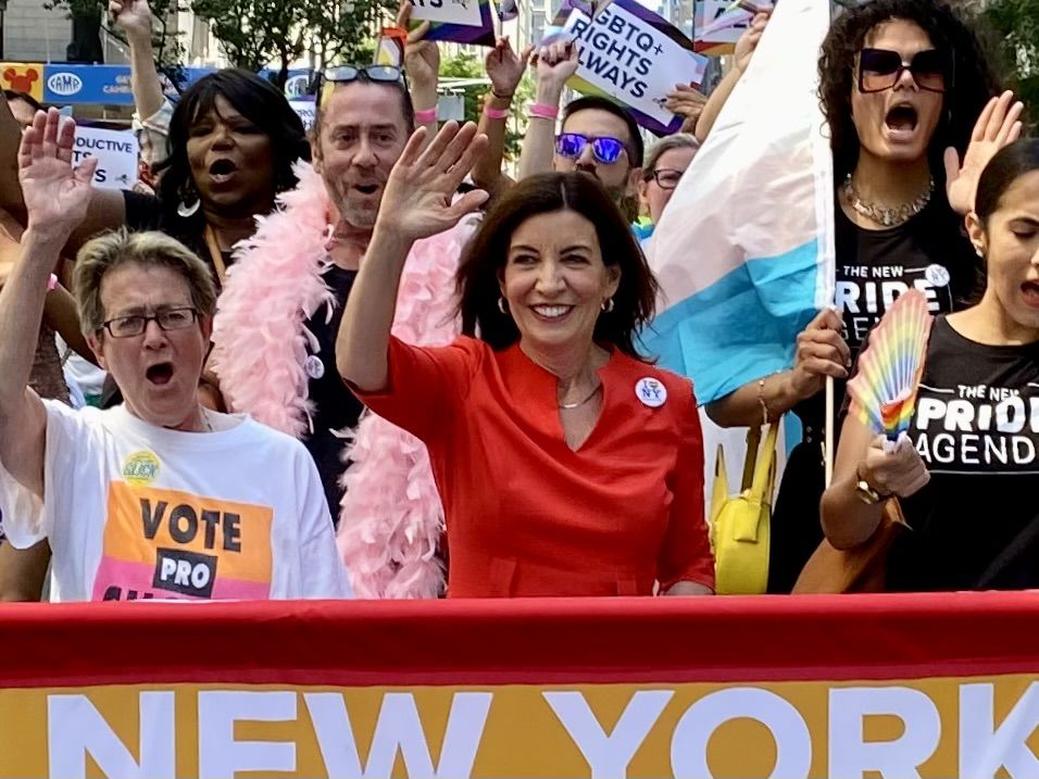 Scenes from the 2022 NYC Pride March in Manhattan on Sunday, June 26th, 2022.